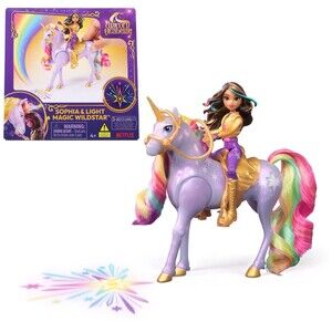 Unicorn Academy, Sophia And Light Magic Wildstar With Rainbow Light-up Effects,